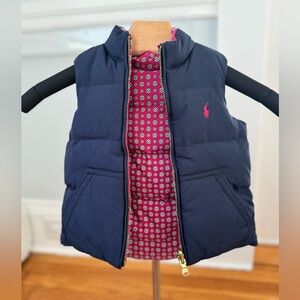 Ralph Lauren Reversible Down Vest 2T